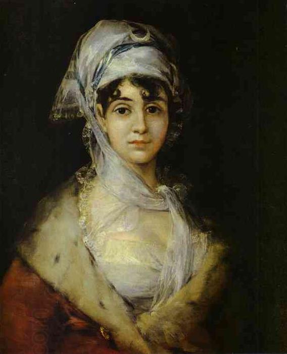 Francisco Jose de Goya Portrait of Antonia Zarate